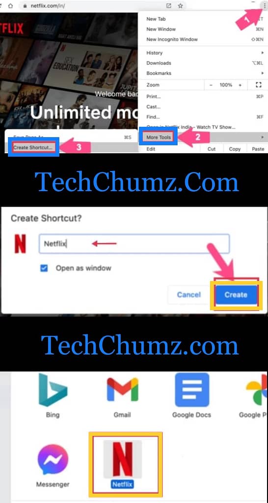 How to Add a Netflix Shortcut to Mac Desktop or Dock using Browsers (2021)
