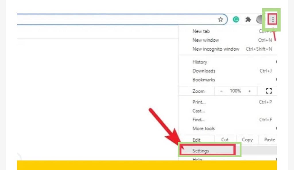 Set Chrome as default browser in Windows 11, Settings