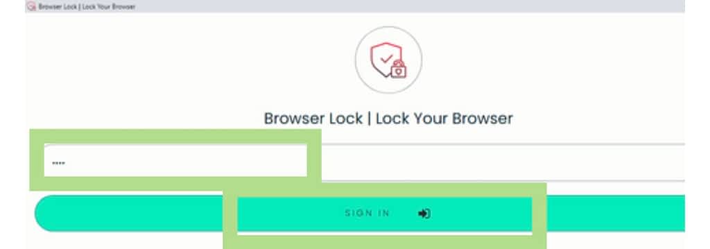 log in to browser lock
