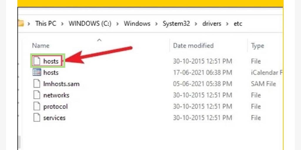 Modify your hosts file on windows 11, host file