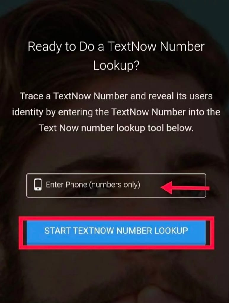 How to trace and find out who owns a TextNow number