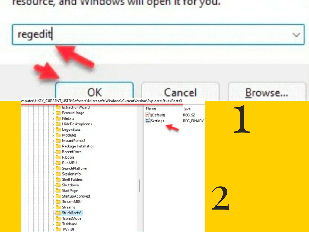to put Taskbar on the top of your Screen on Windows 11 pc?