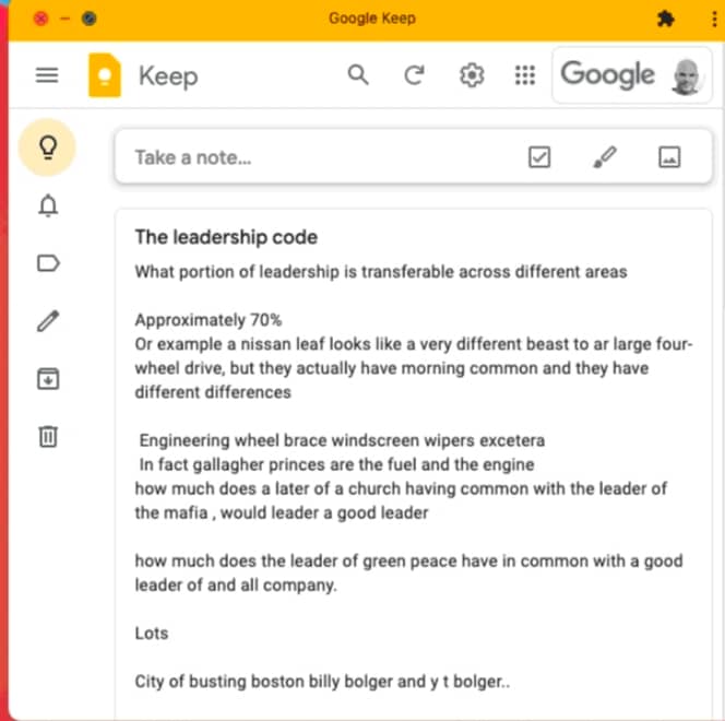 add Google Keep to OSX to sync your notes across your phones.