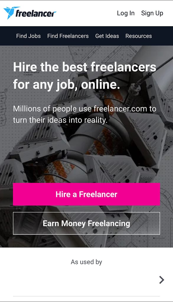 Best freelancing websites to work, Freelancer.com